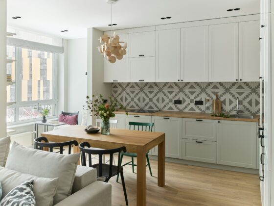 Scandinavian Minimalist Interior Design Meets Custom Cabinetry